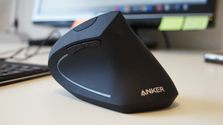 Anker 2.4G Wireless Maus – Funktionstasten Vor und Zurück, DPI-Wahltaste
