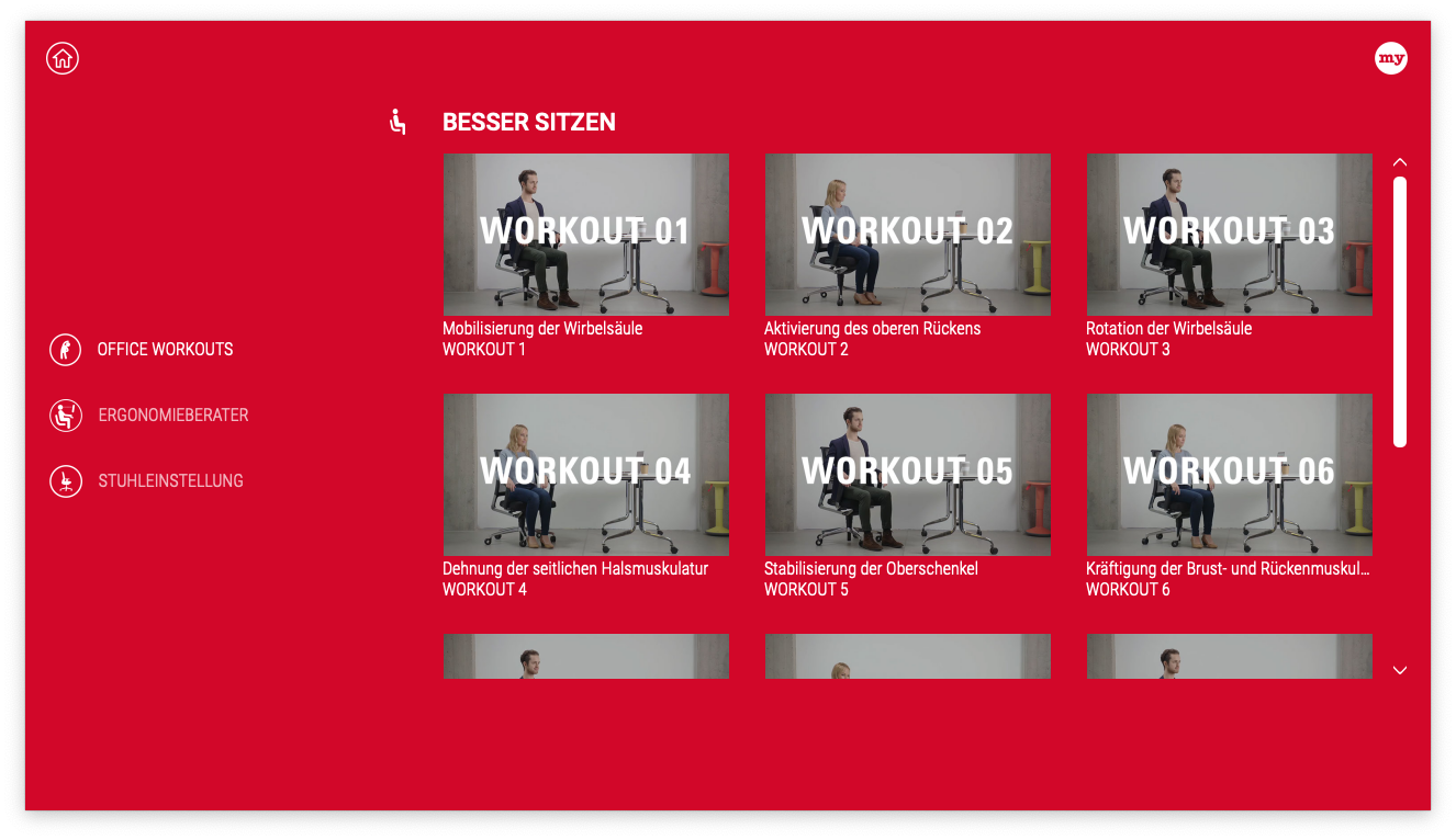 Videos mit Office Workouts