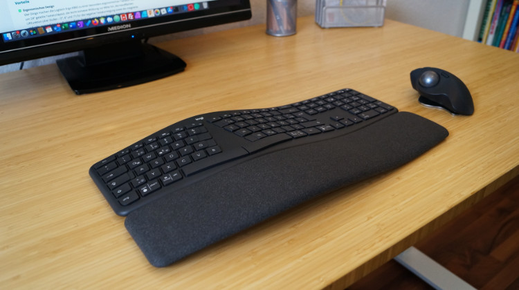 Logitech Ergo K860 – geteilte, ergonomische Tastatur im Test