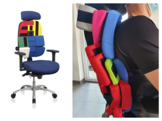 Orthopädischer Bürostuhl: Skoliosestuhl von ERGO plus (MFS-Stuhlsystem)