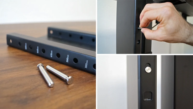 Untere und obere Halterung werden mit Dornen verbunden – Vernal CPU-Halterung