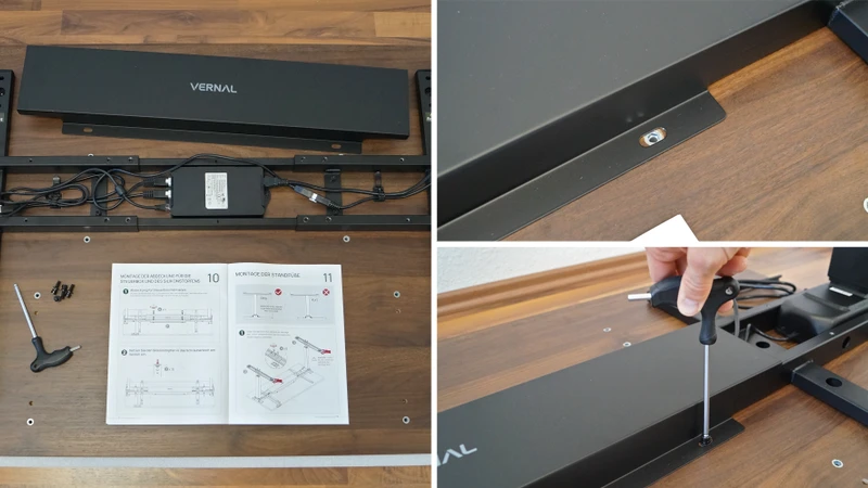 Abdeckung der Steuerbox wird montiert – Vernal Core3