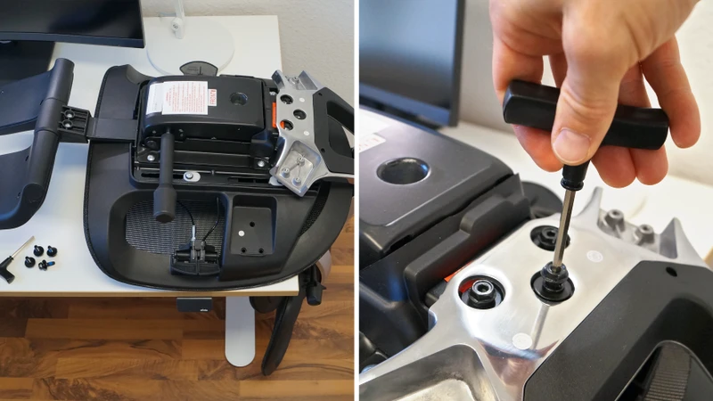 Montage von Sitzteil und Rückenlehne – C7 Morpher