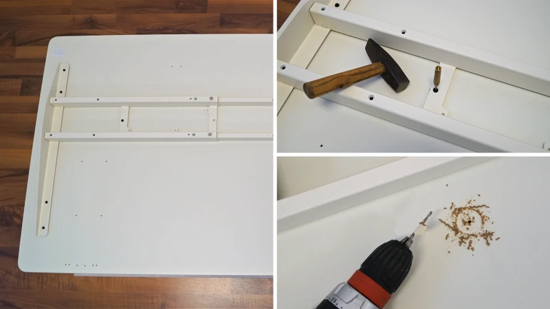 Montageschritt 3: Herstellen der Bohrung