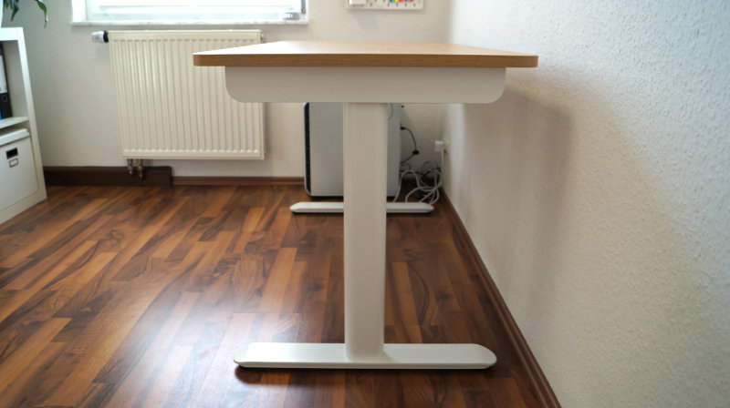Tischgestell mit ovalen Beinen – Ergotopia Desktopia One