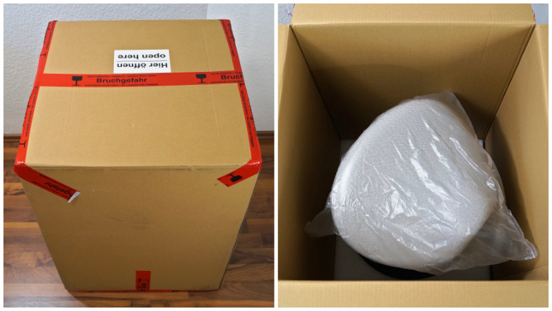 Paket und Verpackung – Bergardi Ergonomischer Bürohocker