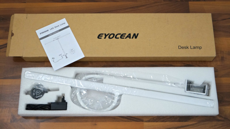 Paket und Verpackung – Eyocean Schreibtischlampe