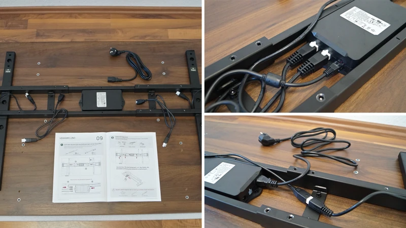 Alle Kabel werden mit der Steuerbox verbunden – Vernal Core3